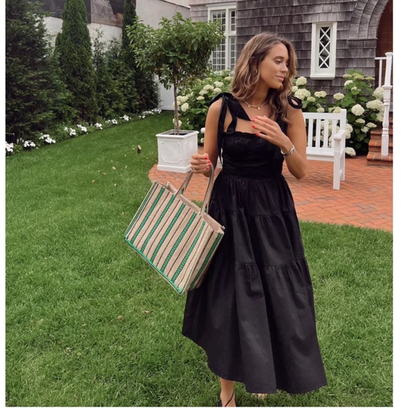 Black Midi Dress - Picture 4 of 8